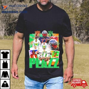 Deryc Plazz Miami Hurricanes Graphic Poster Tshirt