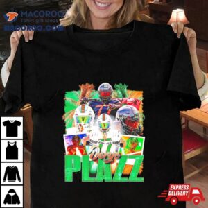 Deryc Plazz Miami Hurricanes Graphic Poster Tshirt