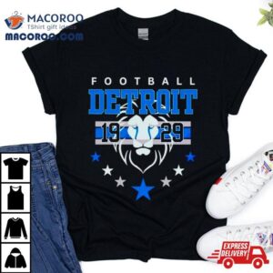 Detroit Football 1929 Star Vintage Shirt