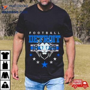 Detroit Football Star Vintage Tshirt
