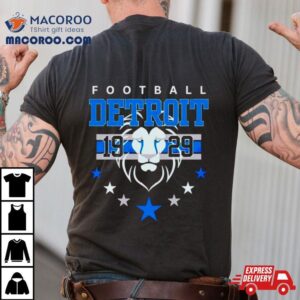 Detroit Football Star Vintage Tshirt