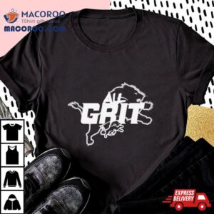 Detroit Lions All Grit Super Logo Tshirt