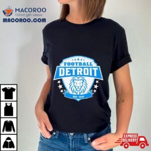 Detroit Lions Football Est Vintage Tshirt