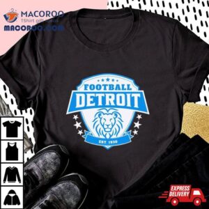 Detroit Lions Football Est Vintage Tshirt