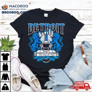 Detroit Lions Football Motor City Helme Tshirt