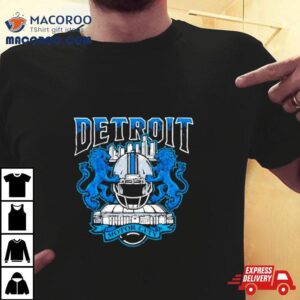 Detroit Lions Football Motor City Helme Tshirt