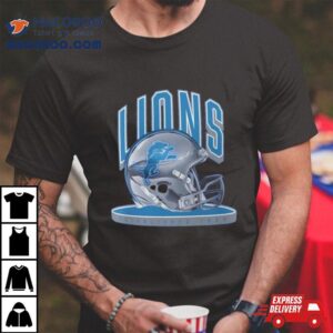 Detroit Lions Helmet Platform Tshirt