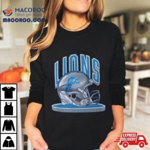 Detroit Lions Helmet Platform Tshirt