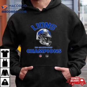 Detroit Lions Nfc Championship Season 2023 2024 Nfl Super Bowl Lvii Merchandise Helmet Winners Fan Gifts Merchandise T Shirts