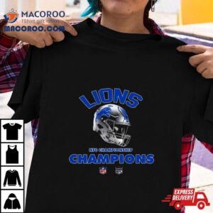 Detroit Lions Nfc Championship Season 2023 2024 Nfl Super Bowl Lvii Merchandise Helmet Winners Fan Gifts Merchandise T Shirts