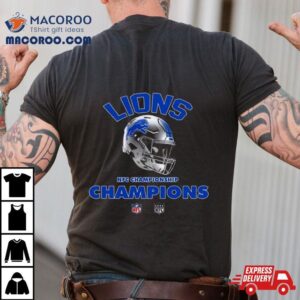 Detroit Lions Nfc Championship Season Nfl Super Bowl Lvii Merchandise Helmet Winners Fan Gifts Merchandise S Tshirt