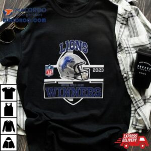 Detroit Lions Winners Champions Super Wild Card Nfl Divisional Helmet Logo Tshirt