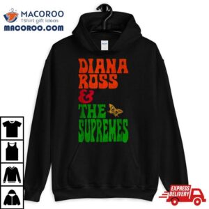Diana Ross And The Supremes Stacked Butterfly S Tshirt