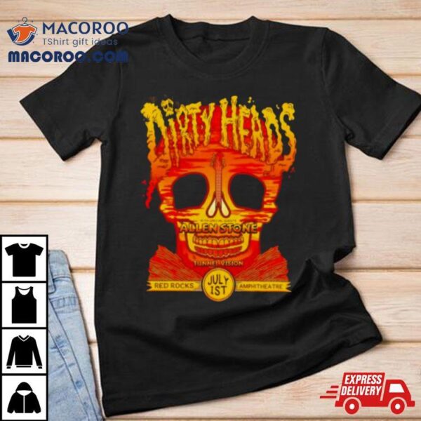 Dirty Heads 07 01 24 Red Rocks Shirt