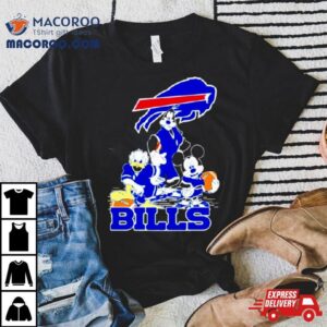 Disney Characters Buffalo Bills Tshirt