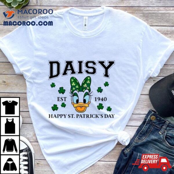 Disney Daisy Happy St Patrick’s Day Shirt