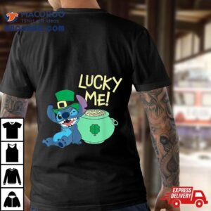 Disney Lilo Amp Stitch Lucky Me St Patricks Day Tshirt