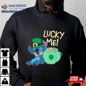 Disney Lilo Amp Stitch Lucky Me St Patricks Day Tshirt