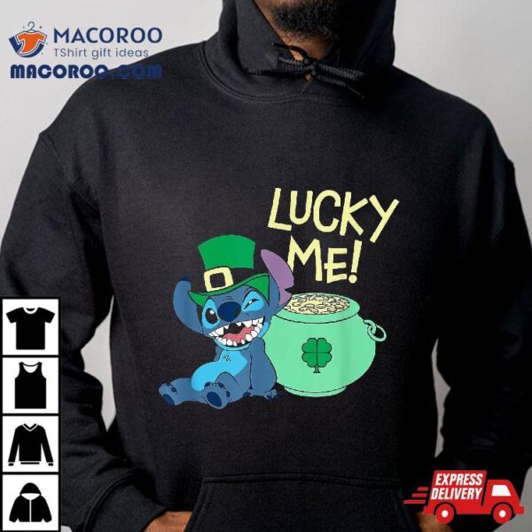 Disney Lilo & Stitch Lucky Me St Patricks Day Shirt