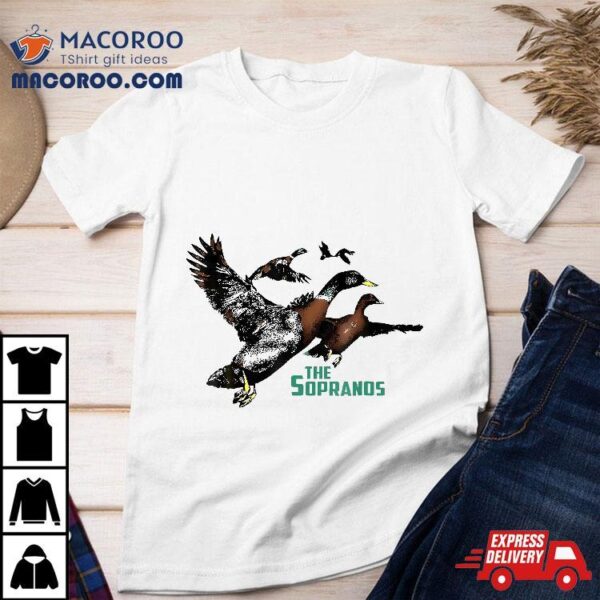 Ducks The Sopranos Do You Feel Depressed Duck Left I Shirt