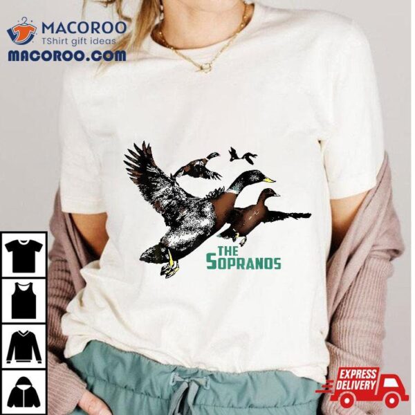 Ducks The Sopranos Do You Feel Depressed Duck Left I Shirt