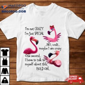 Flamingo I M Not Crazy Just Special Funny Mother S Day Tshirt