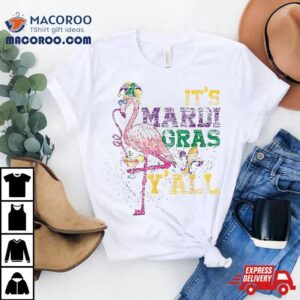 Flamingo Masquerade Costume Party Parade Mardi Gras Shirt