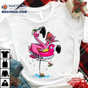 Flamingo Reading Book Summer Tshirt Funny Lover Gifts