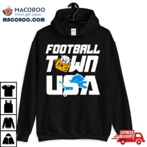 Football Town Usa Wolverines Lions Tshirt