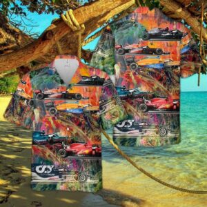 Formula 1 Team Cars Hawaiian Shirt