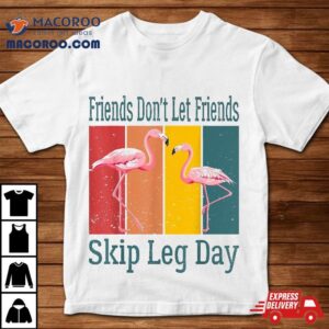 Friends Don’t Let Skip Leg Day Funny Gym Working Out Shirt