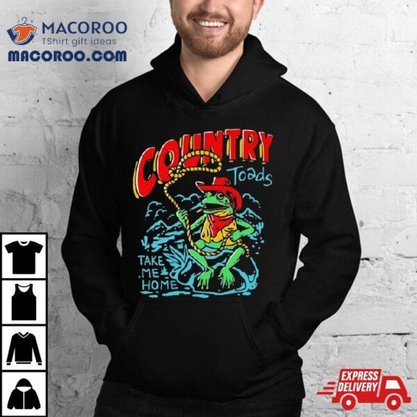 Frog Country Toads Take Me Home Shirt