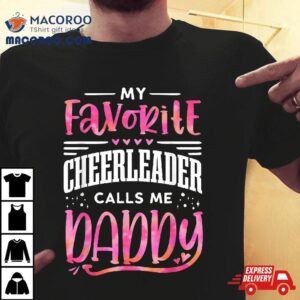 Funny Cheerleading Dad Father Tie Dye Cheer Tshirt