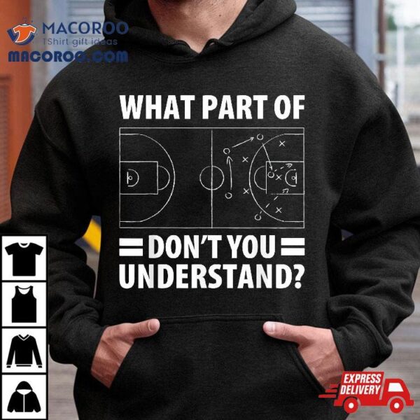 Funny What Part Of Basketball Don’t You Understand Coach Shirt