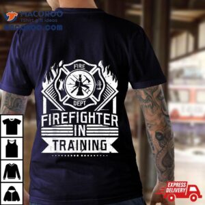 Future Firefighter In Training Thin Red Line Tshirt