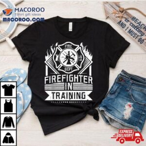 Future Firefighter In Training Thin Red Line Tshirt