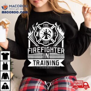 Future Firefighter In Training Thin Red Line Tshirt