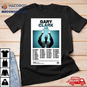 Gary Clark Jr Tour Electronic Schedule Tshirt