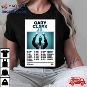 Gary Clark Jr Tour Electronic Schedule Tshirt