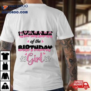 Grandma Of The Birthday Girl Mouse Family Matching Tshirt