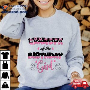 Grandpa Of The Birthday Girl Mouse Family Matching Tshirt