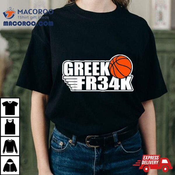 Greek Fr34k Basketball Shirt Milwaukee Freak Geek