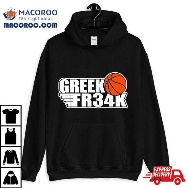 Greek Fr34k Basketball Shirt Milwaukee Freak Geek