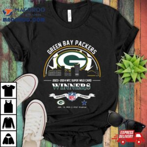 Green Bay Packers 2023 2024 Nfc Super Wild Card Winners Skyline Nfl Playoffs Divisional January 14 2024 Shirt