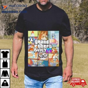 Gta Vi Six X Bluey Tshirt