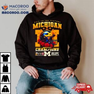 Hail To The Victor Michigan Wolverines Champions Helme Tshirt