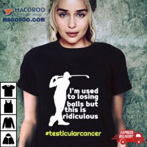 Hockey Stance I Rsquo M Used To Losing Balls But This Is Ridiculous Tshirt