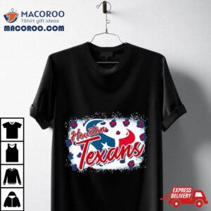 Houston Texans Nfl Football Team Leopard Color Tshirt