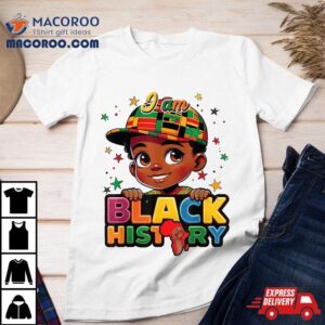 I Am Black History Shirt For Kids Boys Month