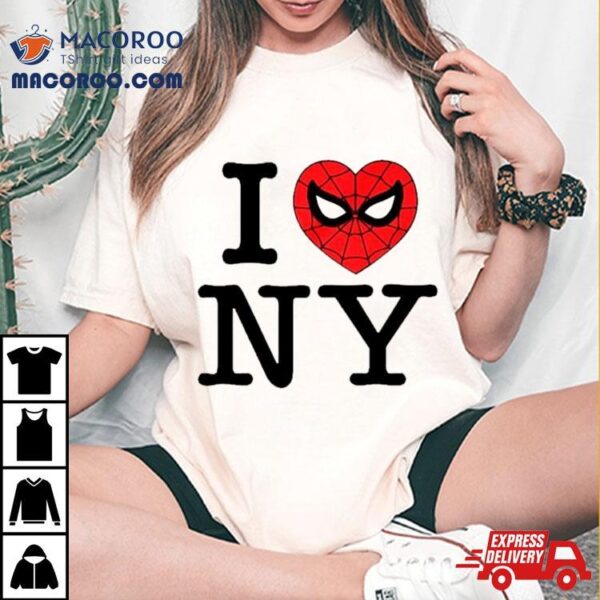 I Love Ny Spider Man Shirt